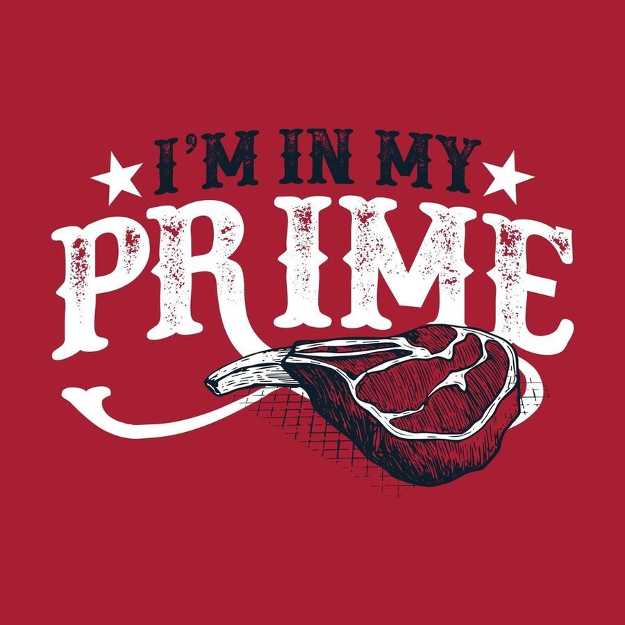 Grunt Style Tshirt - In My Prime T-Shirt - Red