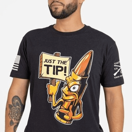 Grunt Style Tshirt - Just The Tip T-Shirt - Black