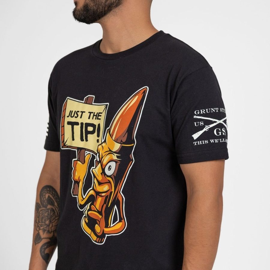 Grunt Style Tshirt - Just The Tip T-Shirt - Black