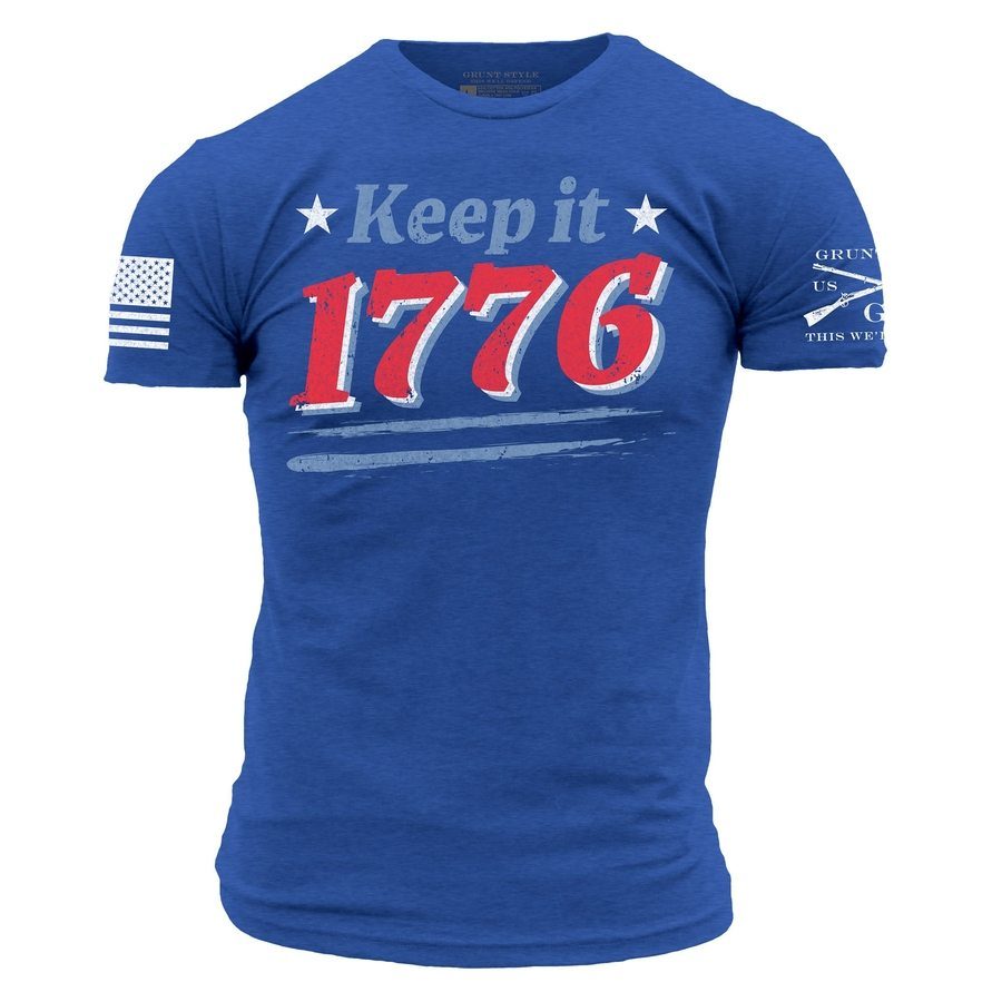 Grunt Style Tshirt - Keep It 1776 - Royal