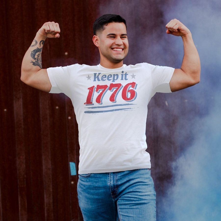 Grunt Style Tshirt - Keep It 1776 T-Shirt - White