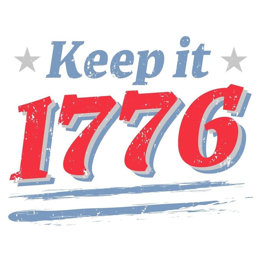 Grunt Style Tshirt - Keep It 1776 T-Shirt - White