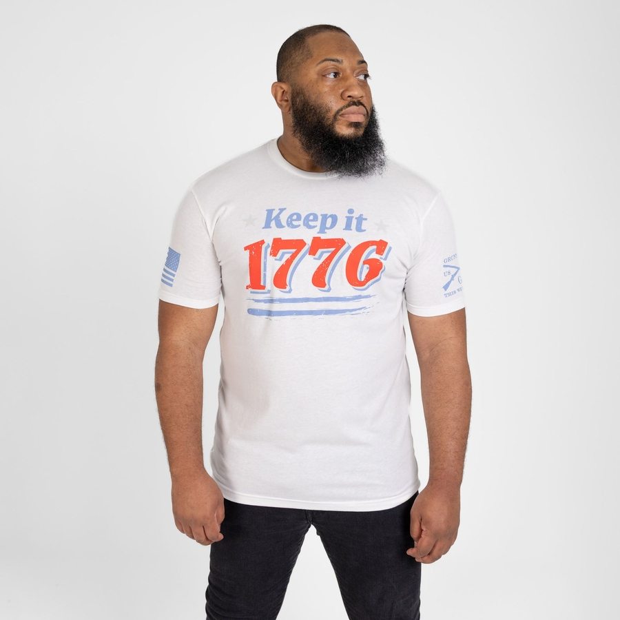 Grunt Style Tshirt - Keep It 1776 T-Shirt - White
