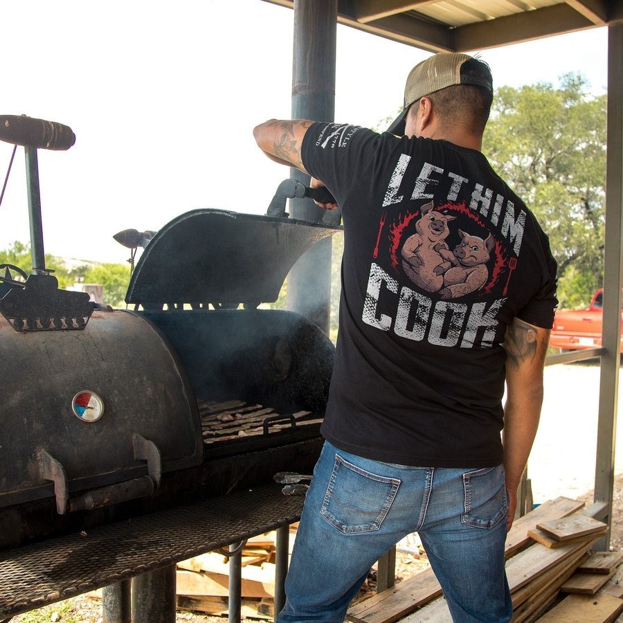 Grunt Style Tshirt - Let Him Cook T-Shirt - Black