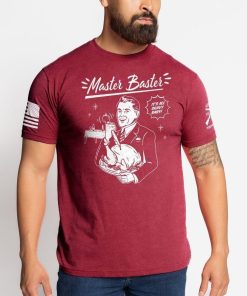 Grunt Style Tshirt - Master Baster T-Shirt - Cardinal 