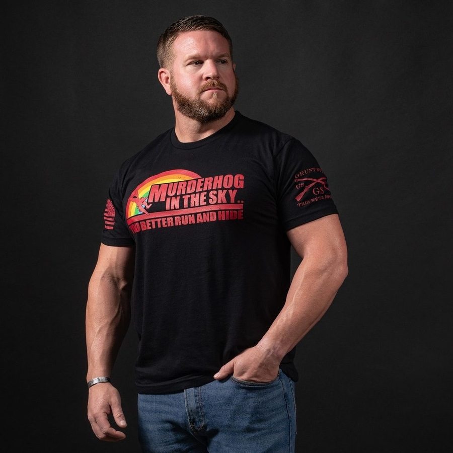 Grunt Style Tshirt - Murderhog T-Shirt - Black