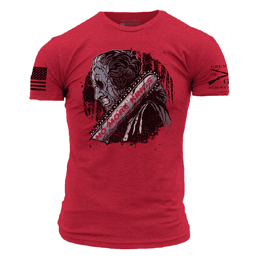 Grunt Style Tshirt - No More Kings T-Shirt - Red