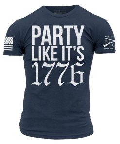 Grunt Style Tshirt - Party Like It 1776 T-Shirt - Midnight Navy 