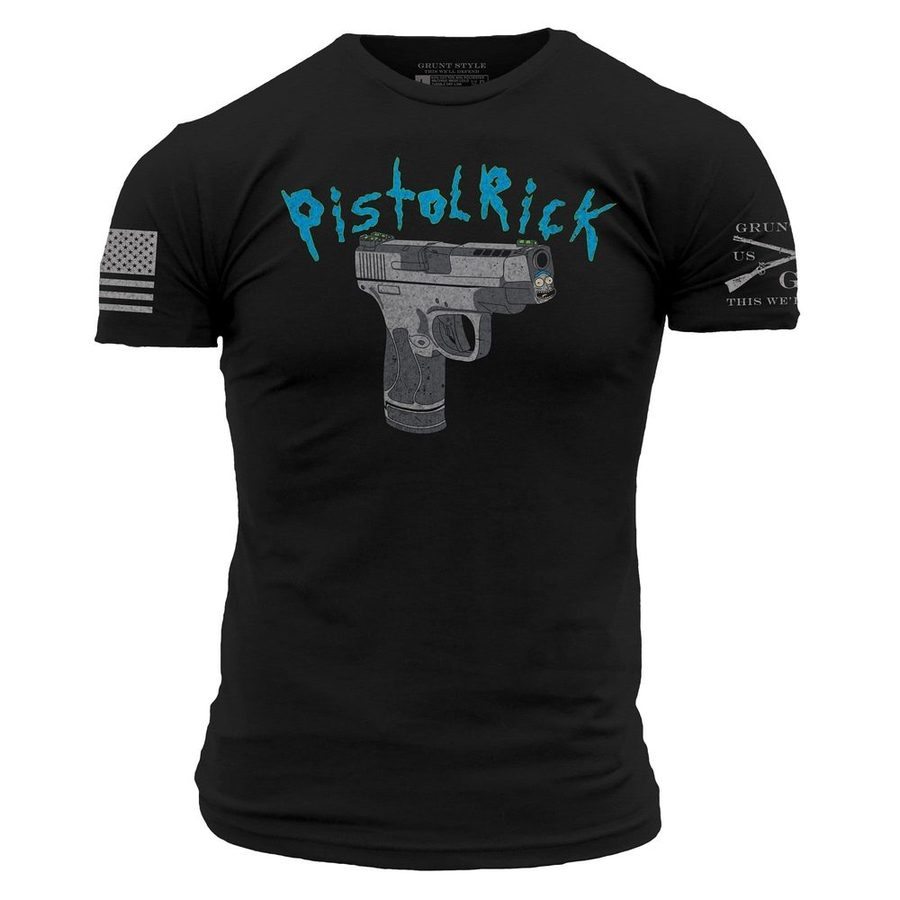 Grunt Style Tshirt - Pistol Rick T-Shirt - Black 