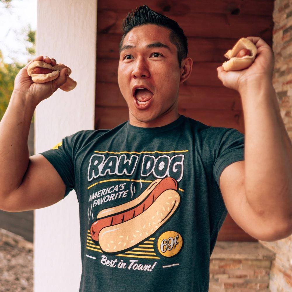 Grunt Style Tshirt - Raw Dog T-Shirt - Midnight Navy