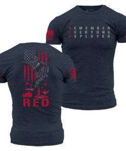 Grunt Style Tshirt - RED Friday T-Shirt - Midnight Navy 