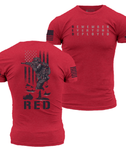 Grunt Style Tshirt - RED Friday T-Shirt - Red 