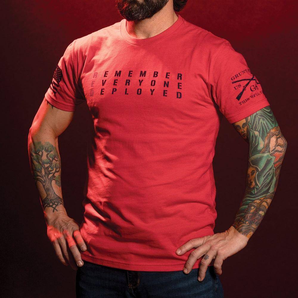Grunt Style Tshirt - RED Friday T-Shirt - Red