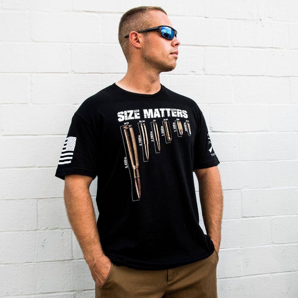 Grunt Style Tshirt - Size Matters T-Shirt - Black