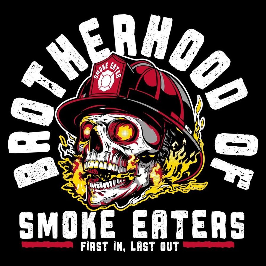Grunt Style Tshirt - Smoke Eaters T-Shirt - Charcoal