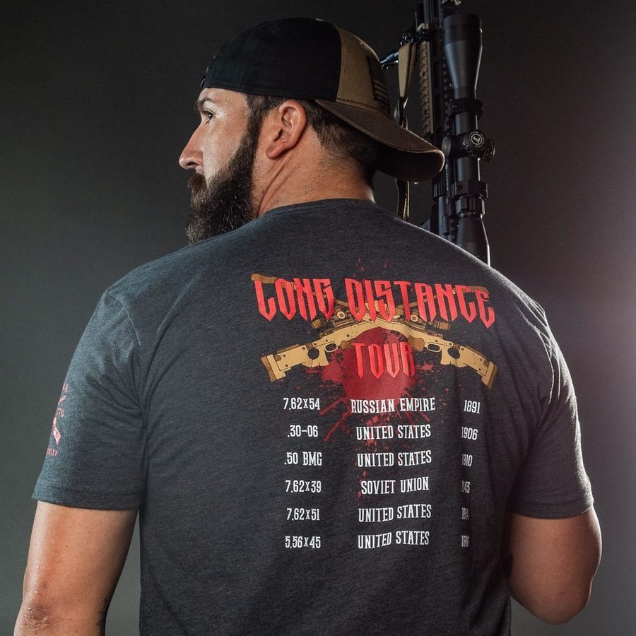 Grunt Style Tshirt - Sniper Tour T-Shirt - Charcoal