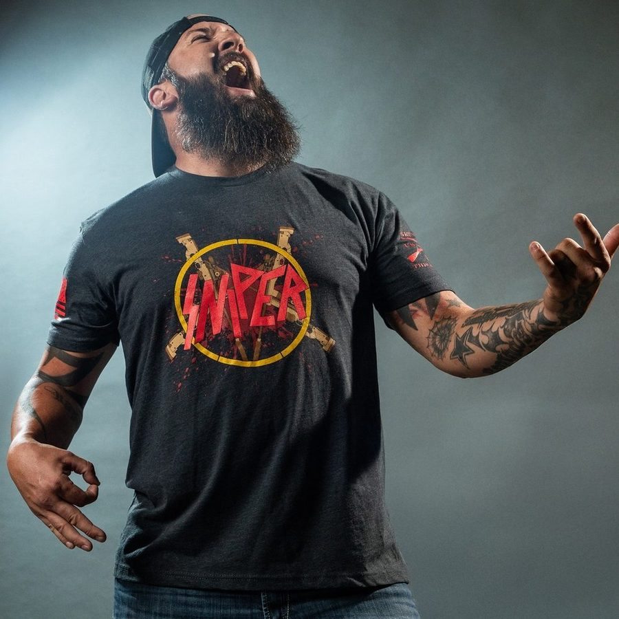 Grunt Style Tshirt - Sniper Tour T-Shirt - Charcoal