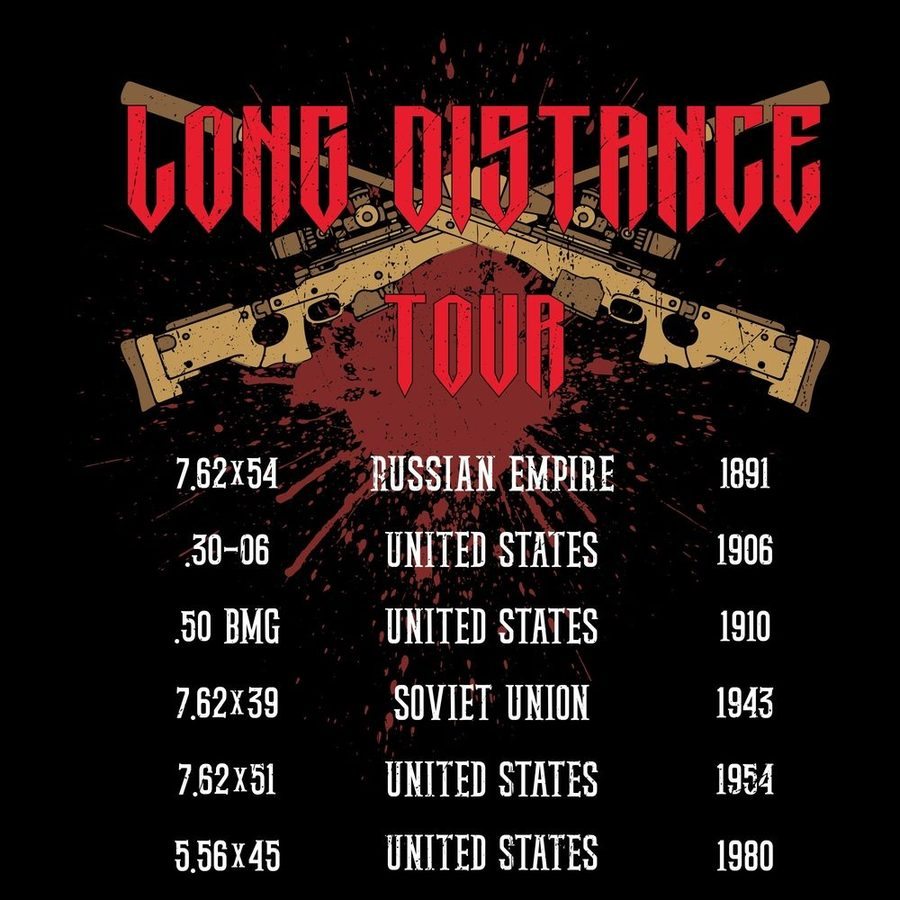 Grunt Style Tshirt - Sniper Tour T-Shirt - Charcoal