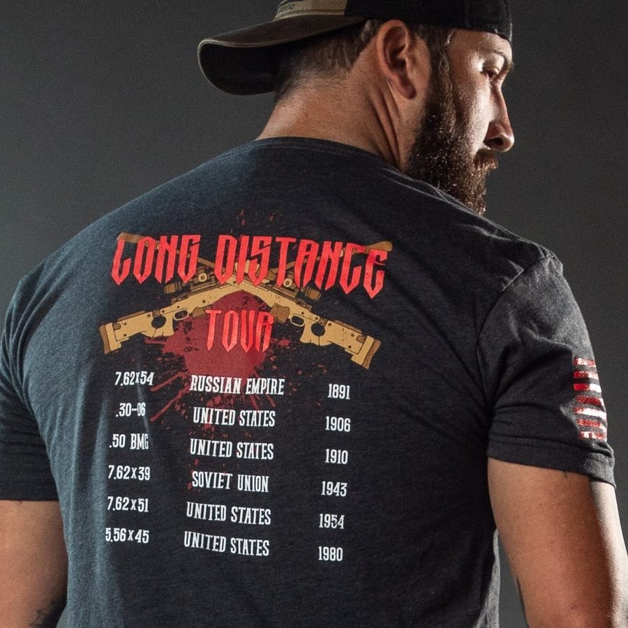 Grunt Style Tshirt - Sniper Tour T-Shirt - Charcoal