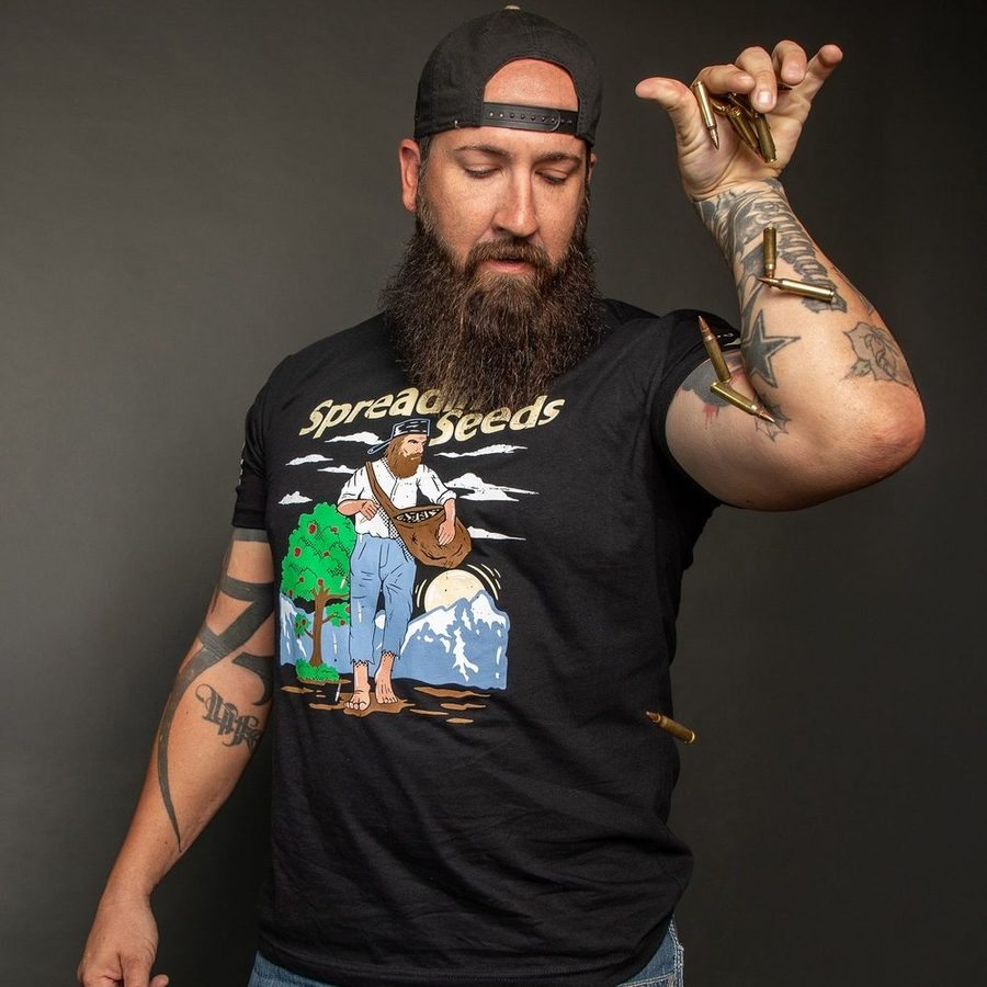 Grunt Style Tshirt - Spreadin' Seeds T-Shirt - Black