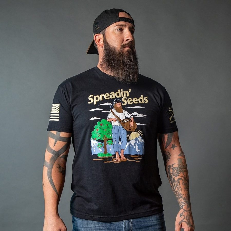 Grunt Style Tshirt - Spreadin' Seeds T-Shirt - Black