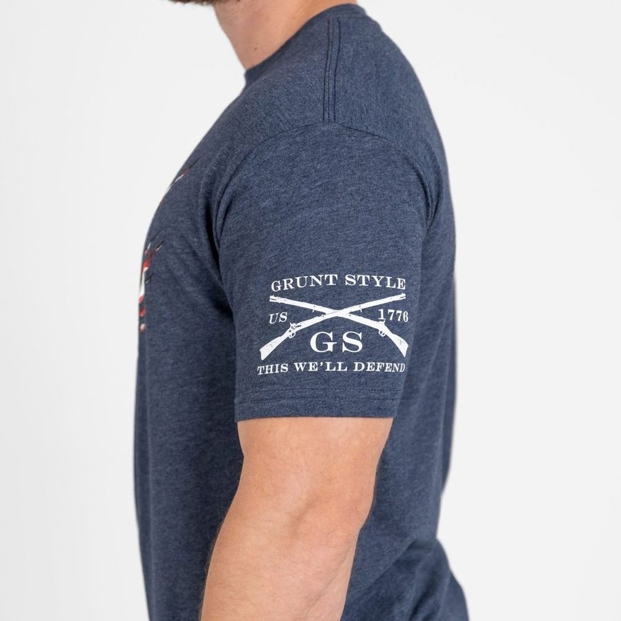 Grunt Style Tshirt - Still Standing T-Shirt - Midnight Navy