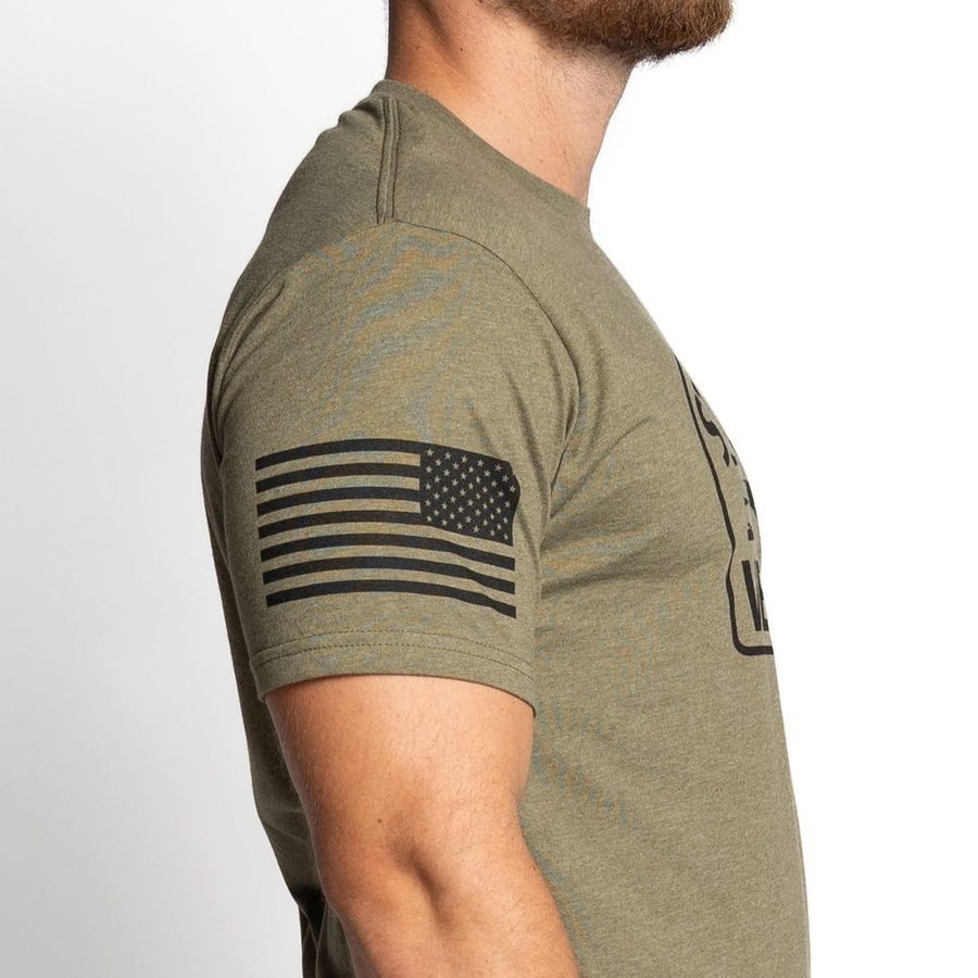 Grunt Style Tshirt - Strip Club Veteran T-Shirt - Military Green