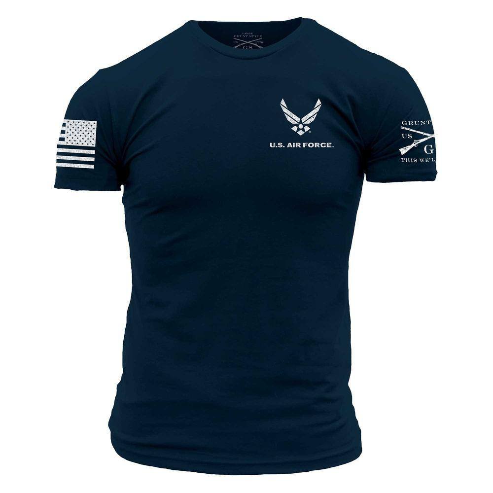 Grunt Style Tshirt - USAF - Formation T-Shirt - Navy