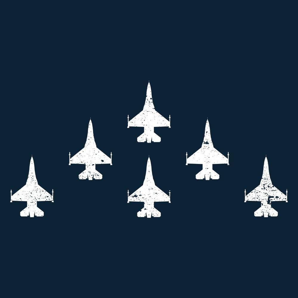 Grunt Style Tshirt - USAF - Formation T-Shirt - Navy