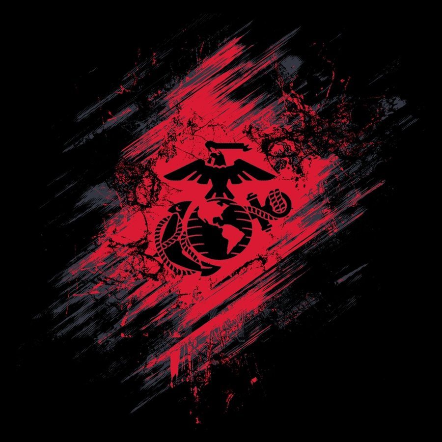 Grunt Style Tshirt - USMC - Bound In Blood T-Shirt - Black