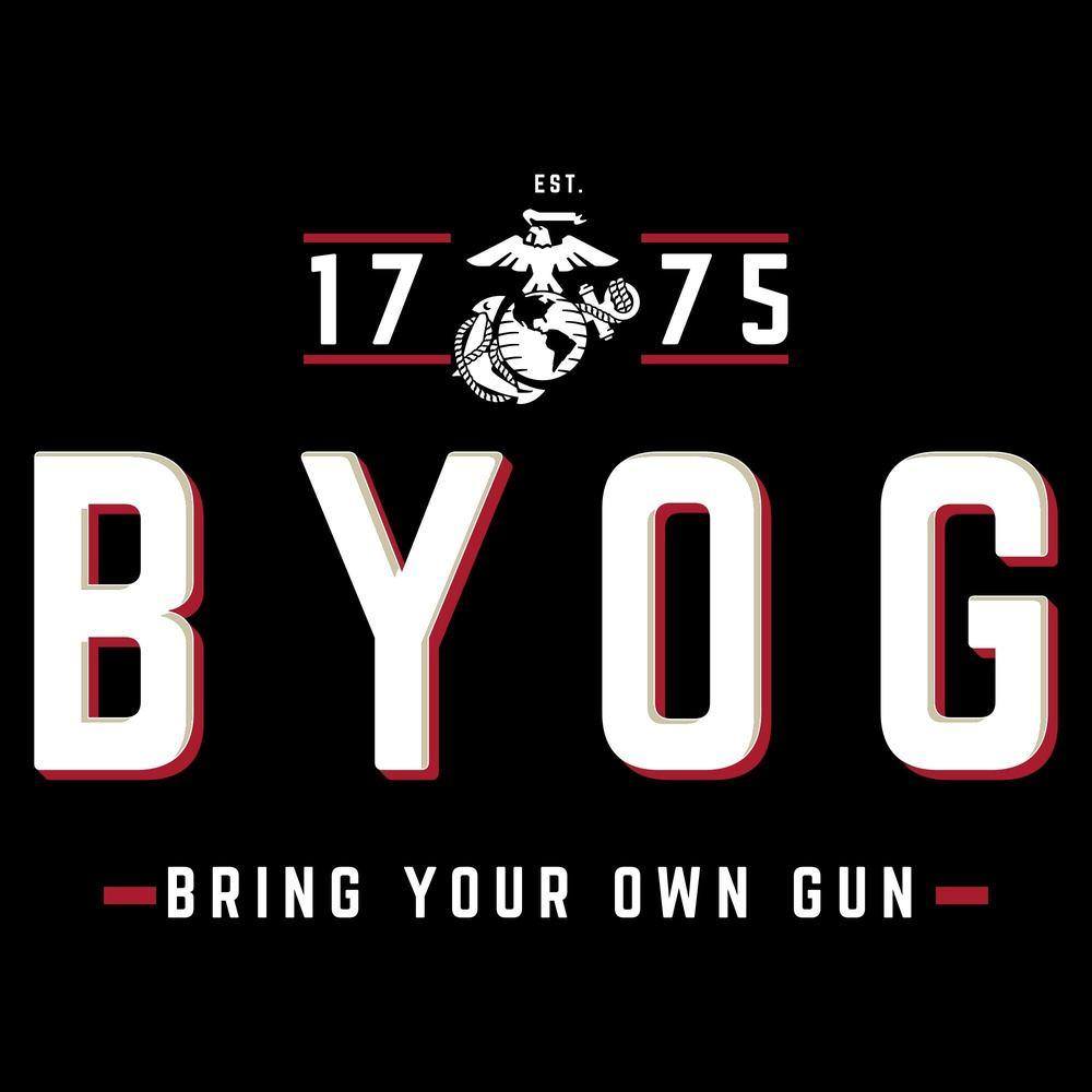 Grunt Style Tshirt - USMC - Tun Tavern - B.Y.O.G. T-Shirt - Black