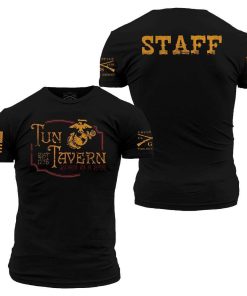 Grunt Style Tshirt - USMC - Tun Tavern Staff T-Shirt- Black 