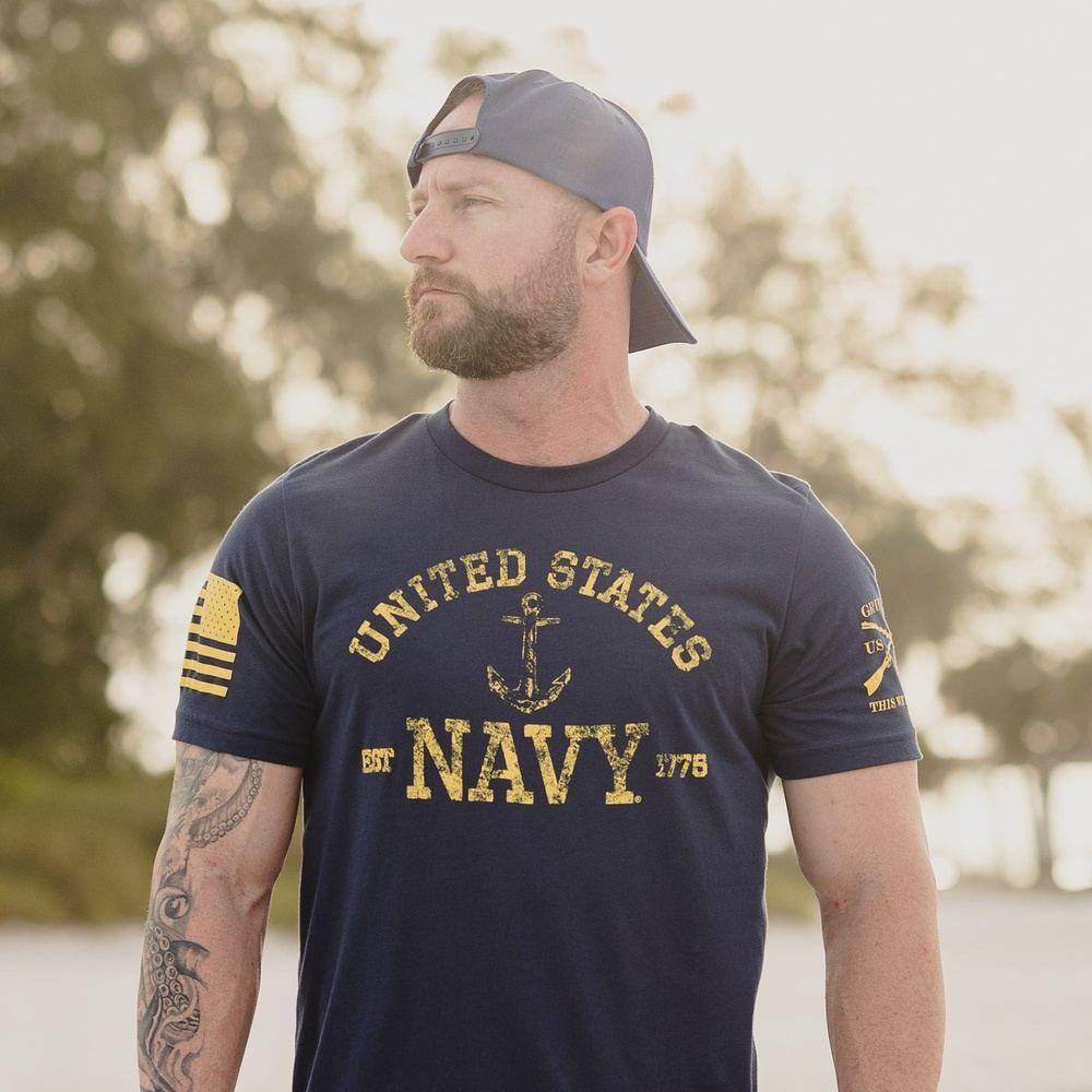 Grunt Style Tshirt - USN - Est. 1775 2.0 T-Shirt - Navy