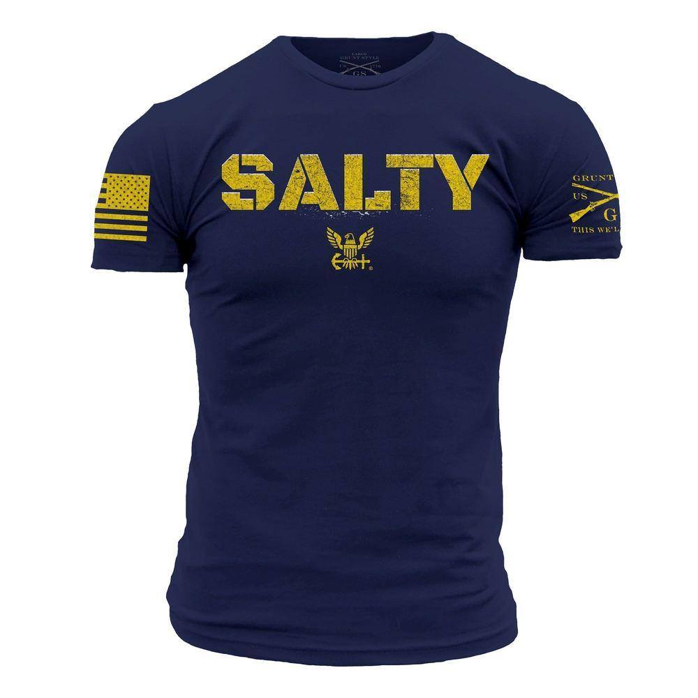 Grunt Style Tshirt - USN - Salty 2.0 T-Shirt - Navy