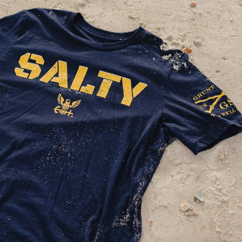 Grunt Style Tshirt - USN - Salty 2.0 T-Shirt - Navy
