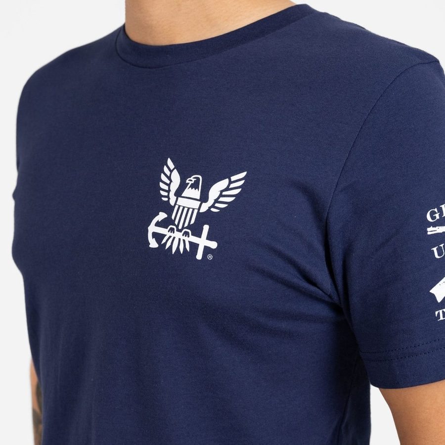 Grunt Style Tshirt - USN - Skilled Sailor T-Shirt - Navy