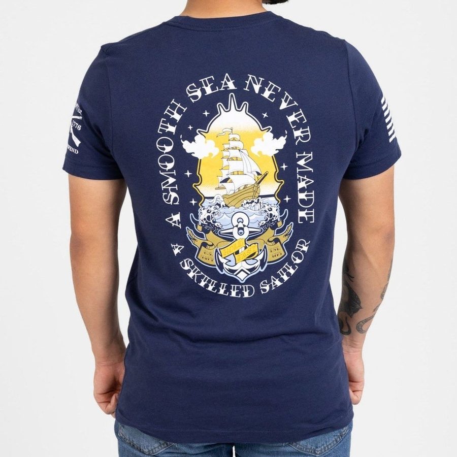 Grunt Style Tshirt - USN - Skilled Sailor T-Shirt - Navy
