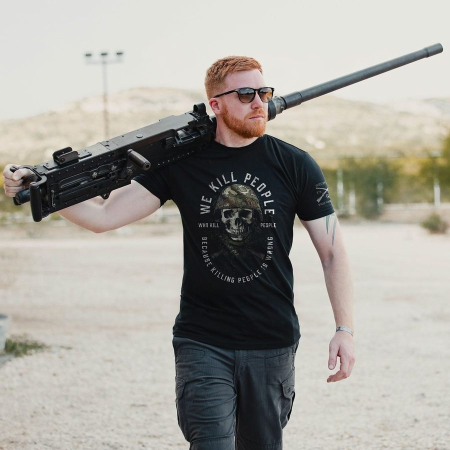 Grunt Style Tshirt - We Kill People 2.0 T-Shirt - Black