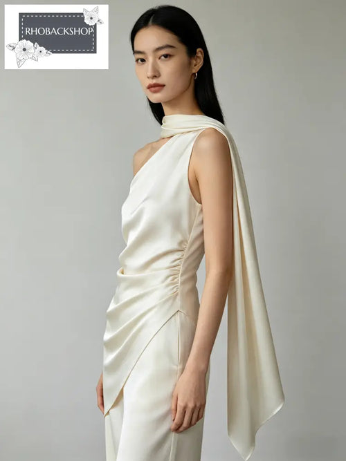 Asymmetrical Draped Set