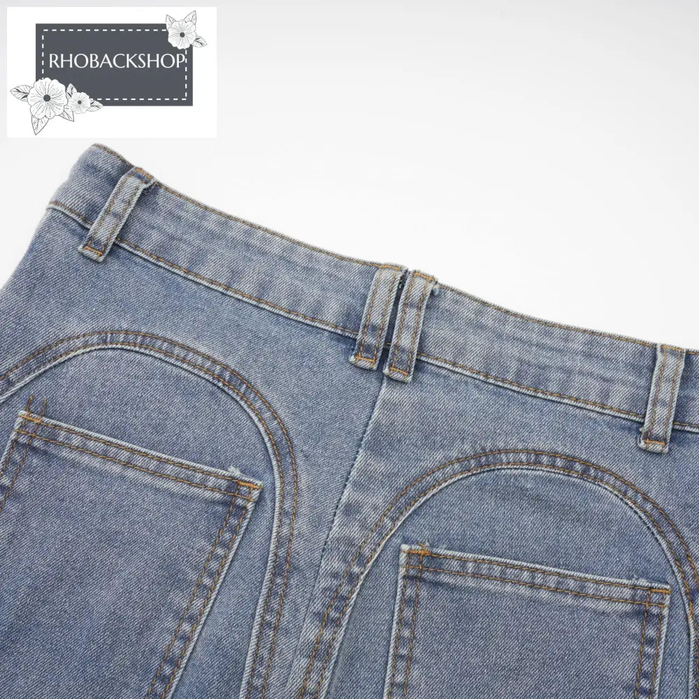 sheer-panelled jeans