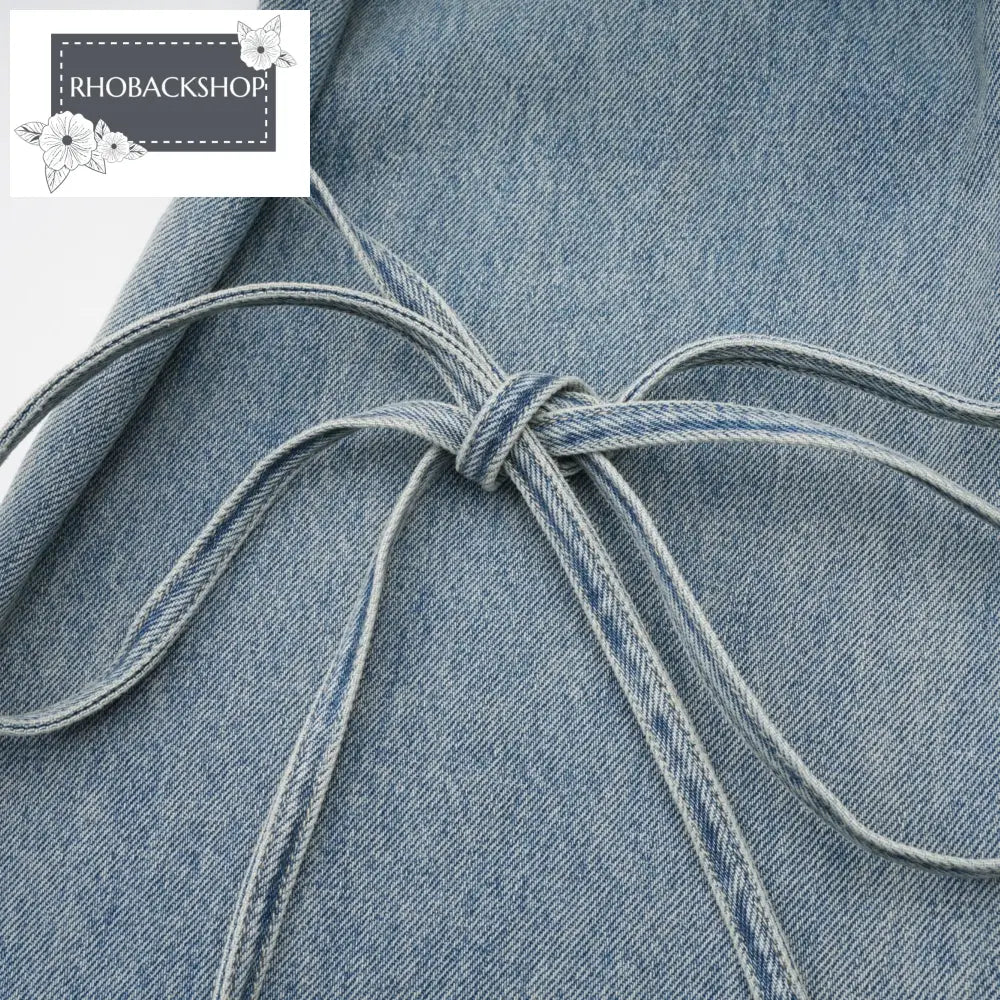 strap-detail jeans