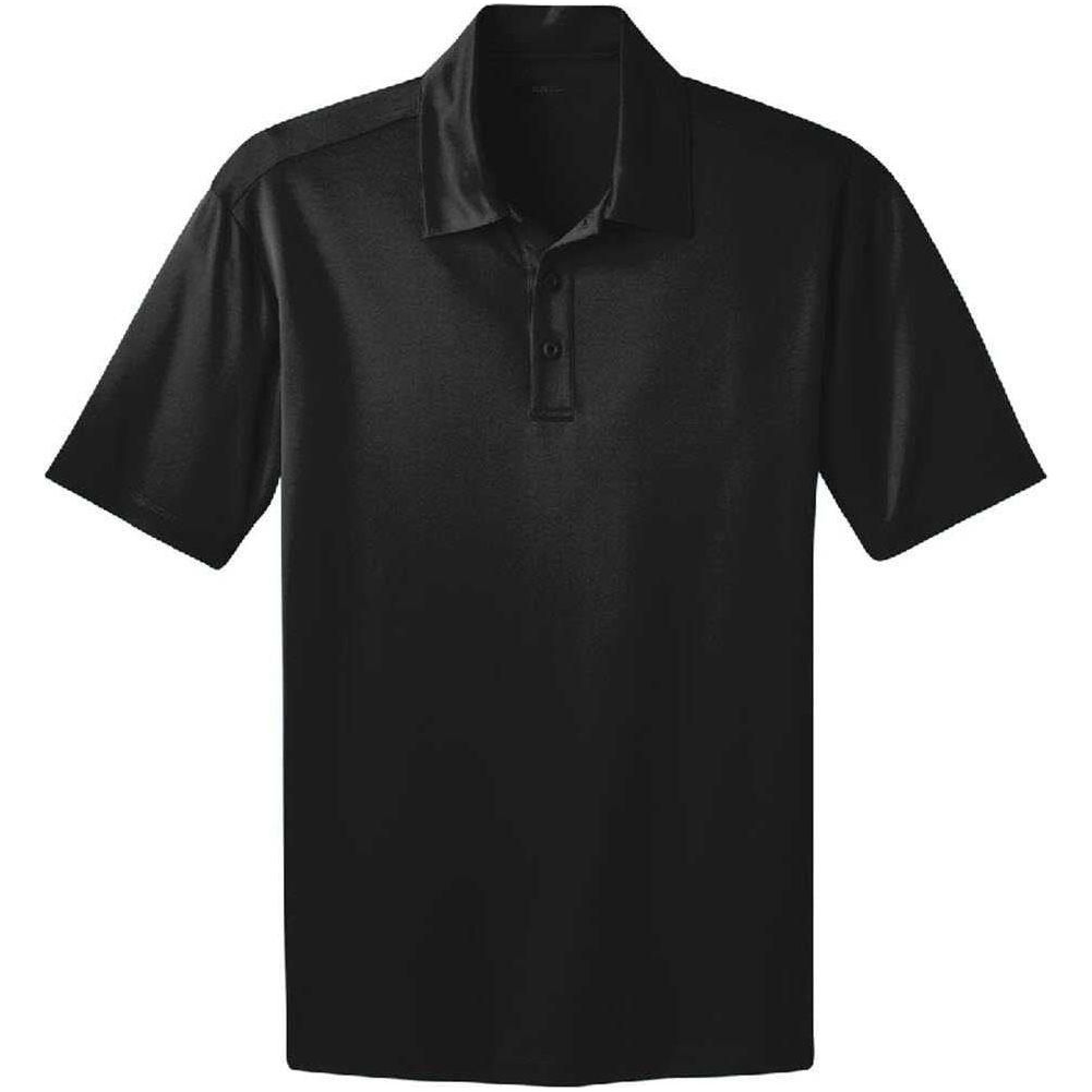 Men’s Classic Black Polo Shirt – Short Sleeve Collared Casual Shirt for Everyday Wear